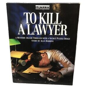 TO KILL A LAWYER MYSTERY STORY PUZZLE ALAN ROBBINS BEPUZZLED 500 PIECES 1993